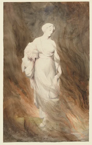 Lot's Wife by Alfred George Stevens, drawing, 1832-1875
