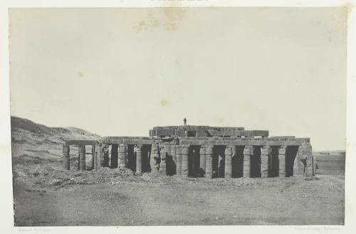 Gournah, Tombeau d'Osymandias; Thèbes, plate 58 from the album "Egypte, Nubie, Palestine et Syrie" (1852) by Maxime Du Camp, photograph, 1849-1851