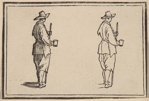 Peasant with a Cup by Edouard Eckman
Jacques Callot, print, 1621