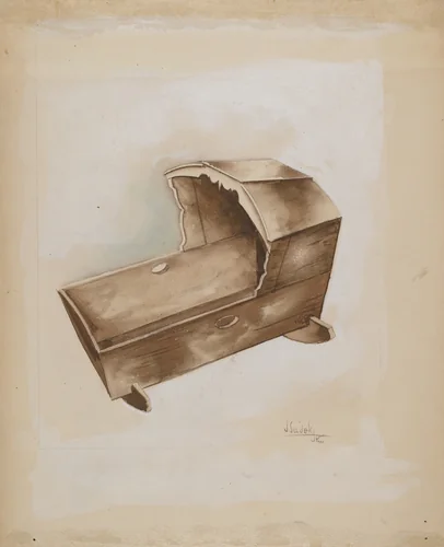 Cradle by Joseph Sudek, index of american design, 1935-1942