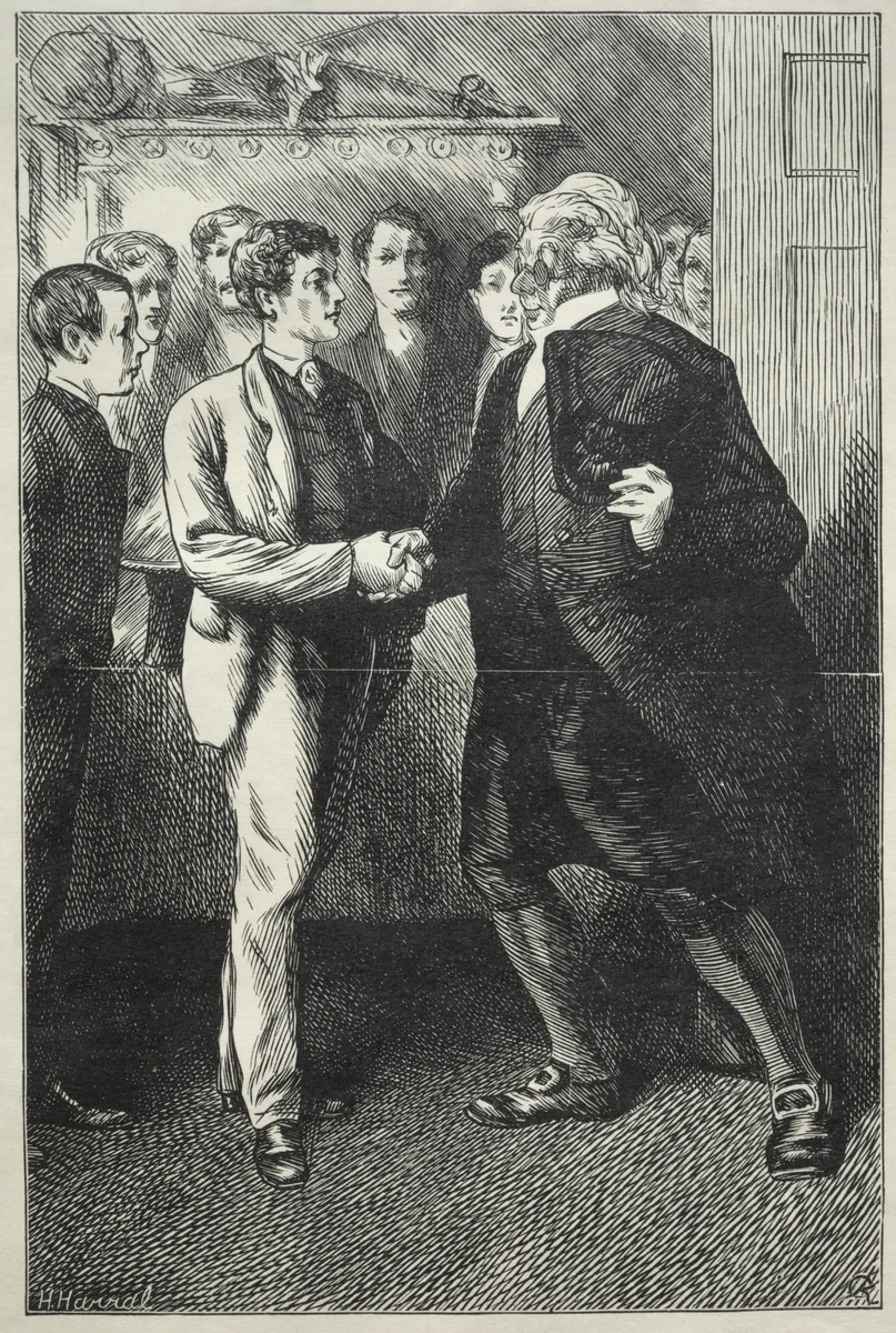 Tomkin's Degree Supper and How it Ended by Charles Samuel Keene, print, 1868