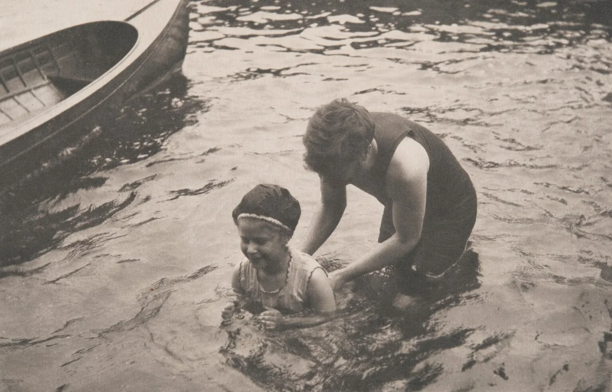 The Swimming Lesson by Alfred Stieglitz, photograph, 1906