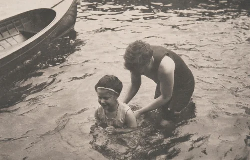The Swimming Lesson by Alfred Stieglitz, photograph, 1906