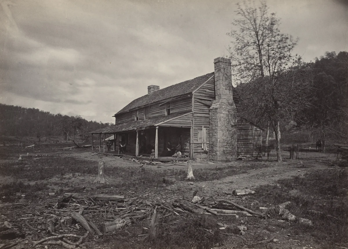 The John Ross House from the album Photographic Views of Sherman's Campaign by George N. Barnard, photograph, 1864