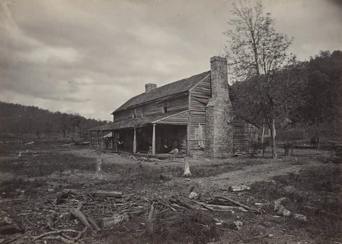 The John Ross House from the album Photographic Views of Sherman's Campaign by George N. Barnard, photograph, 1864