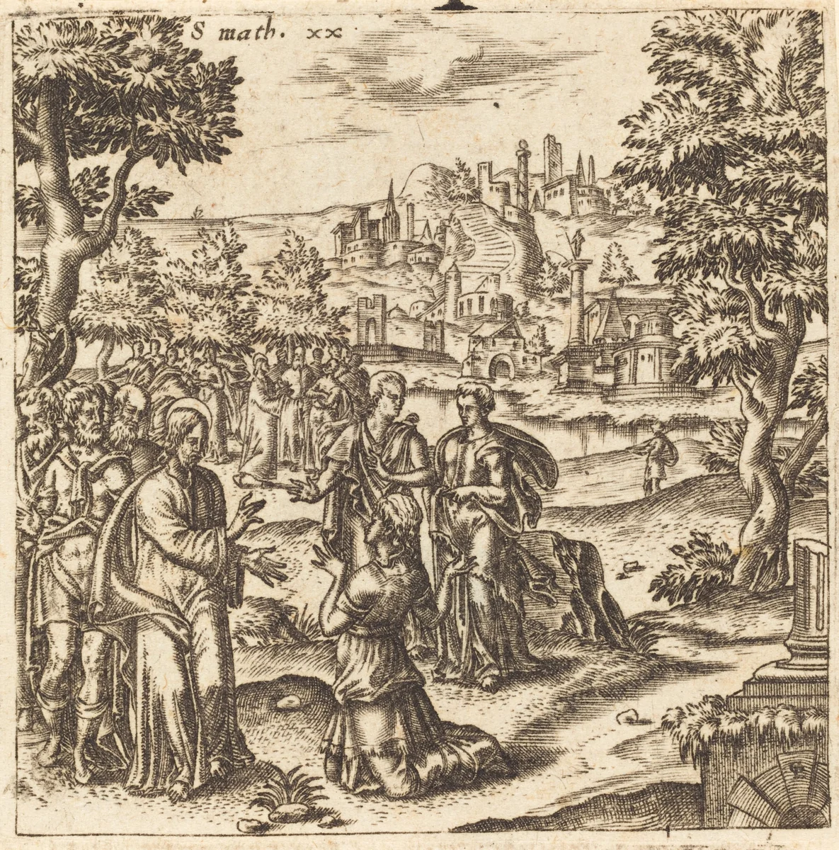 The Children of Zébédée by Léonard Gaultier, print, 1576-1580
