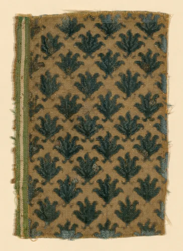 Fragment by Italy, textile, 1650-1700