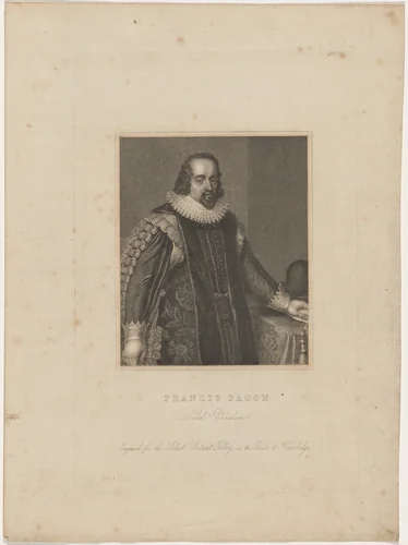 Francis Bacon, Lord Verulam by Unknown 19th Century, print, 1800-1899