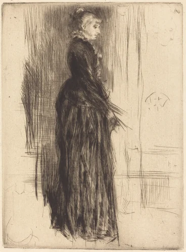 The Little Velvet Dress by James McNeill Whistler, print, 1873