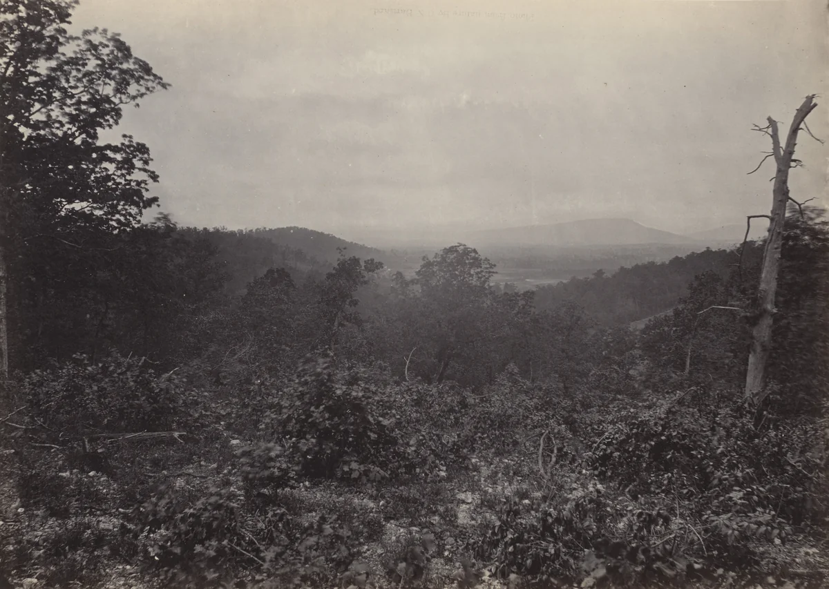 Mission Ridge, Scene of Sherman's Attack from the album Photographic Views of Sherman's Campaign by George N. Barnard, photograph, 1864
