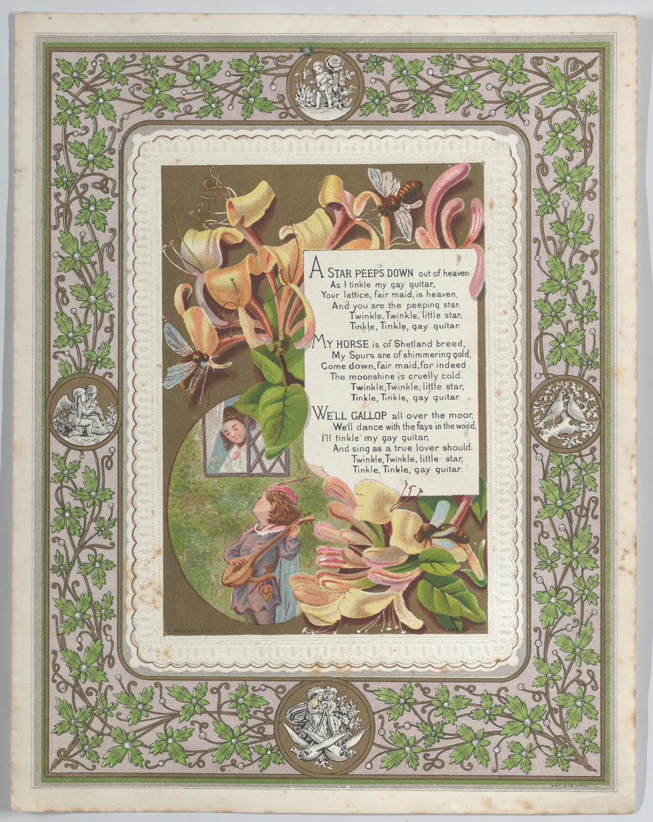 Valentine by Kate Greenaway, other, 1874