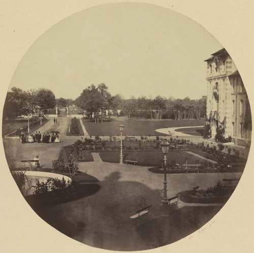The Asylum at Vincennes by Charles Nègre, photograph, 1854-1864