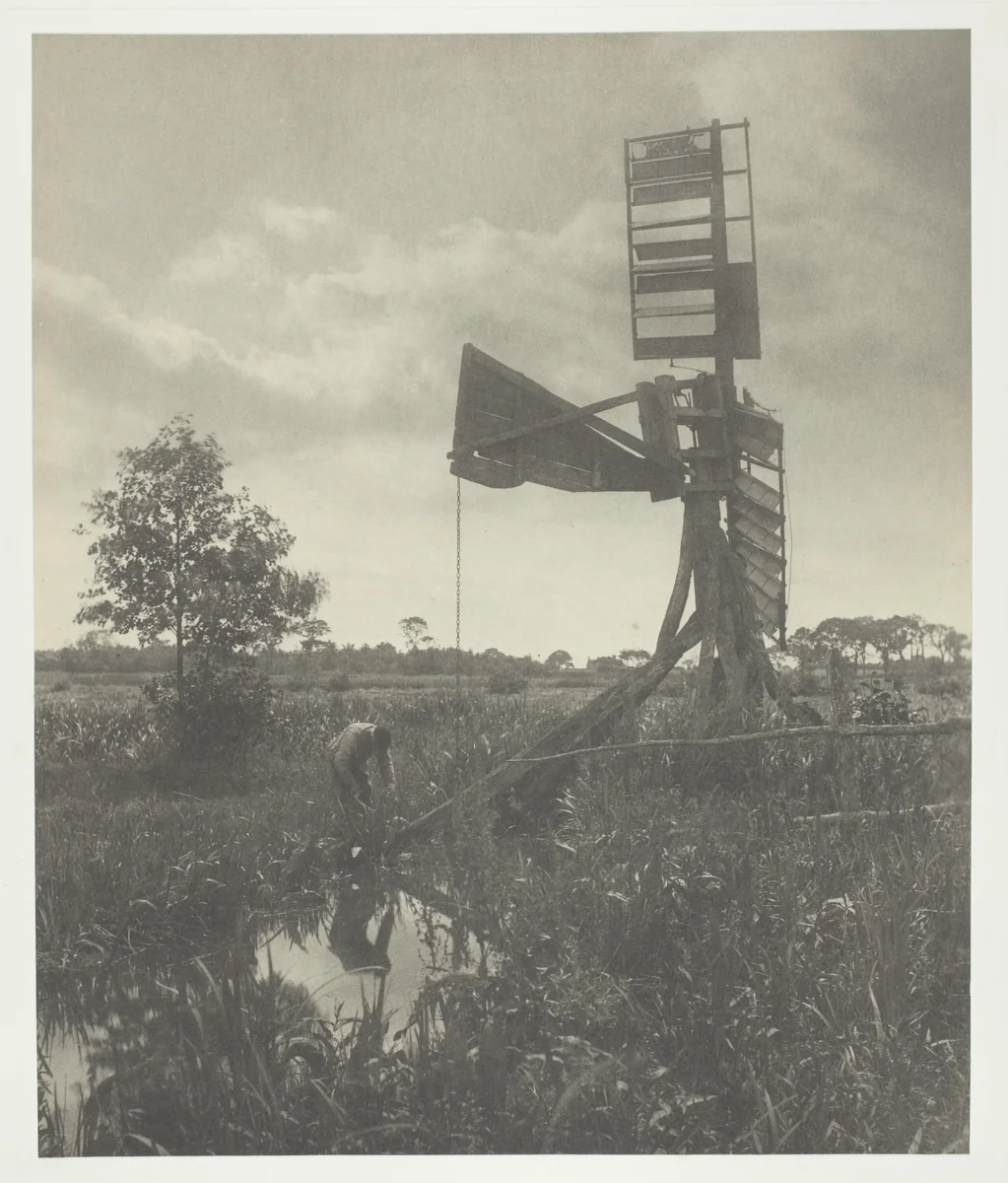 A Ruined Water-Mill by Peter Henry Emerson, photograph, 1886