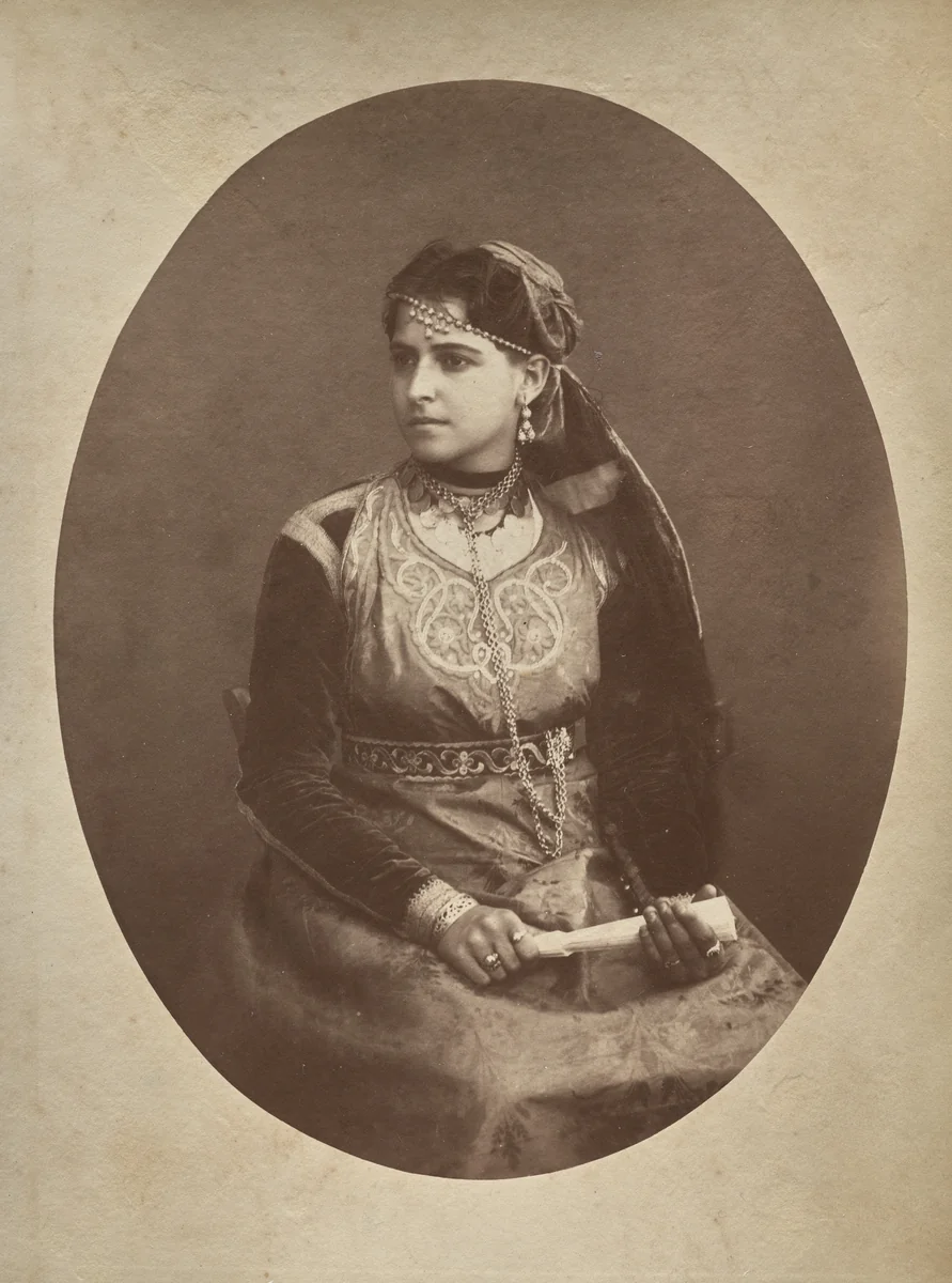 Jewish Woman in Algeria by Jean Geiser, photograph, 1870-1880