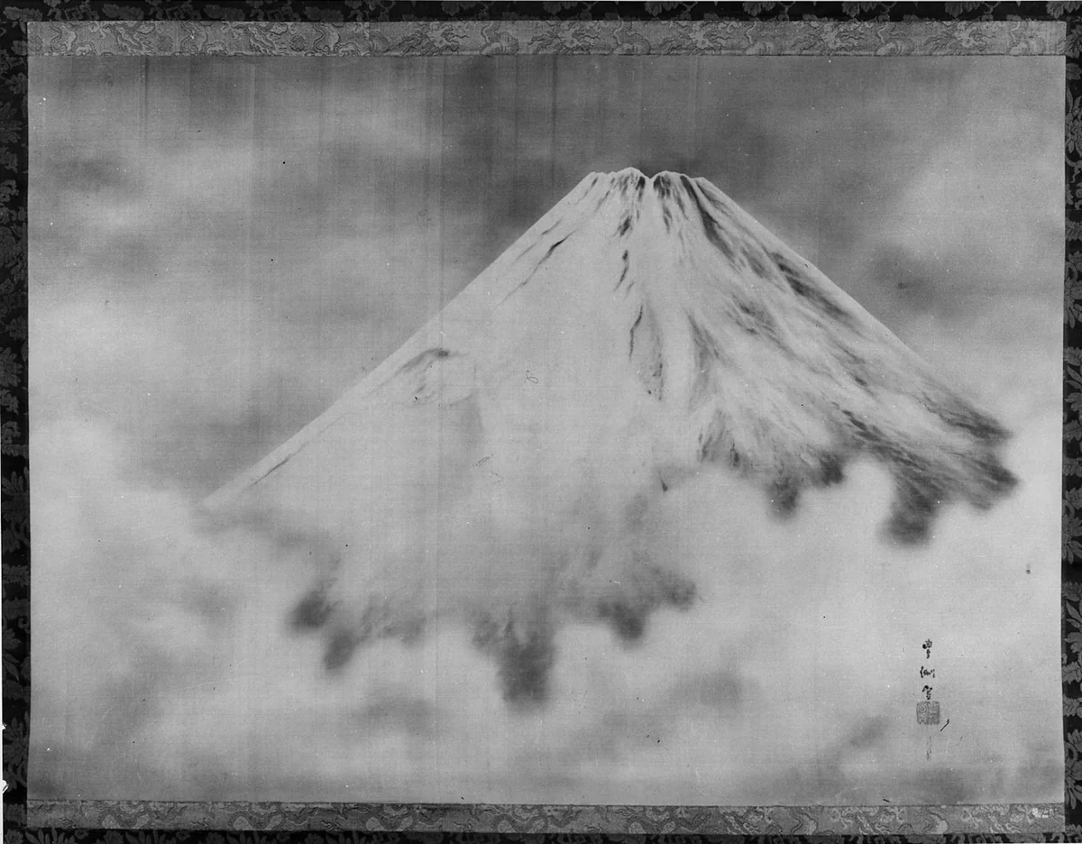Mt. Fujiyama by Toyosei Kimigi, painting, 1800-1899