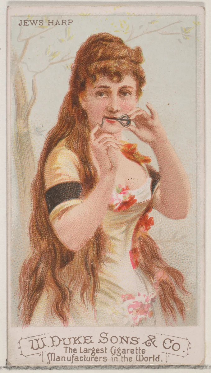 Jews Harp, from the Musical Instruments series (N82) for Duke brand cigarettes by W. Duke, Sons & Co., print, 1888