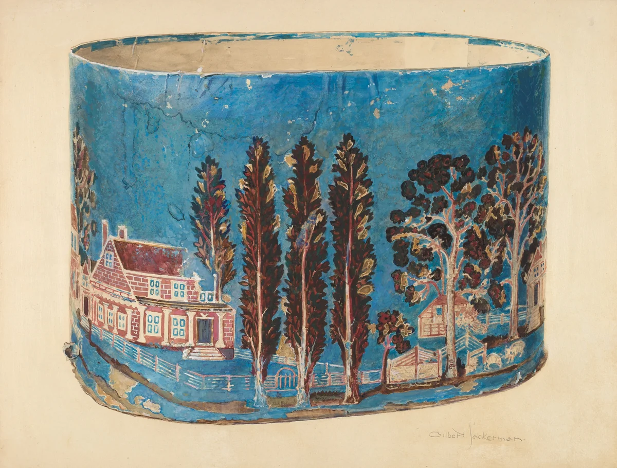 Bandbox by Gilbert Sackerman, index of american design, 1939