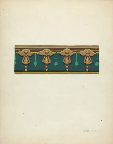 Wallpaper by Walter Doran, index of american design, 1939