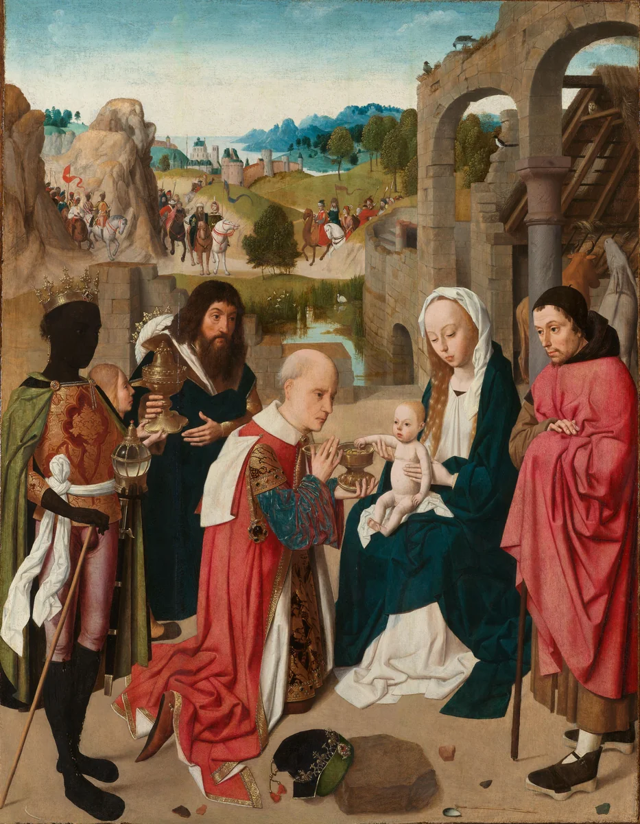 The Adoration of the Magi by Geertgen tot Sint Jans, painting, 1480-1485