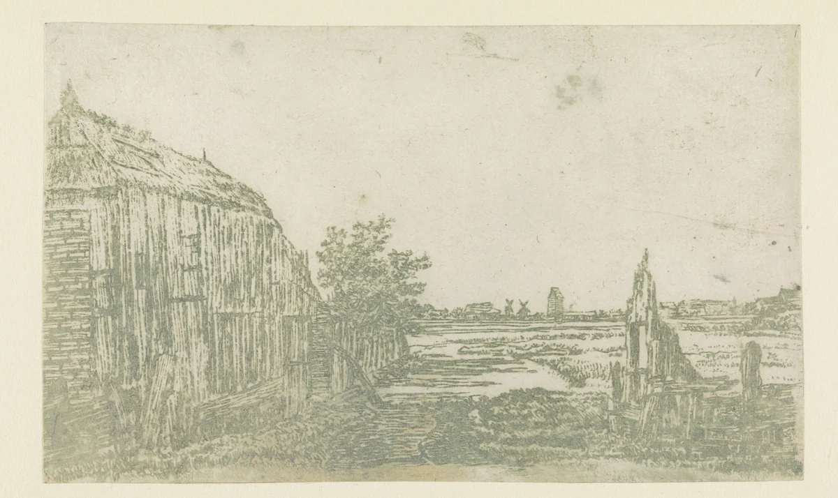 Het sluisje by Jan Ruyscher, print, 1635-1674