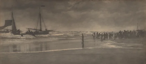 The Landing of the Boats by Alfred Stieglitz, photograph, 1894