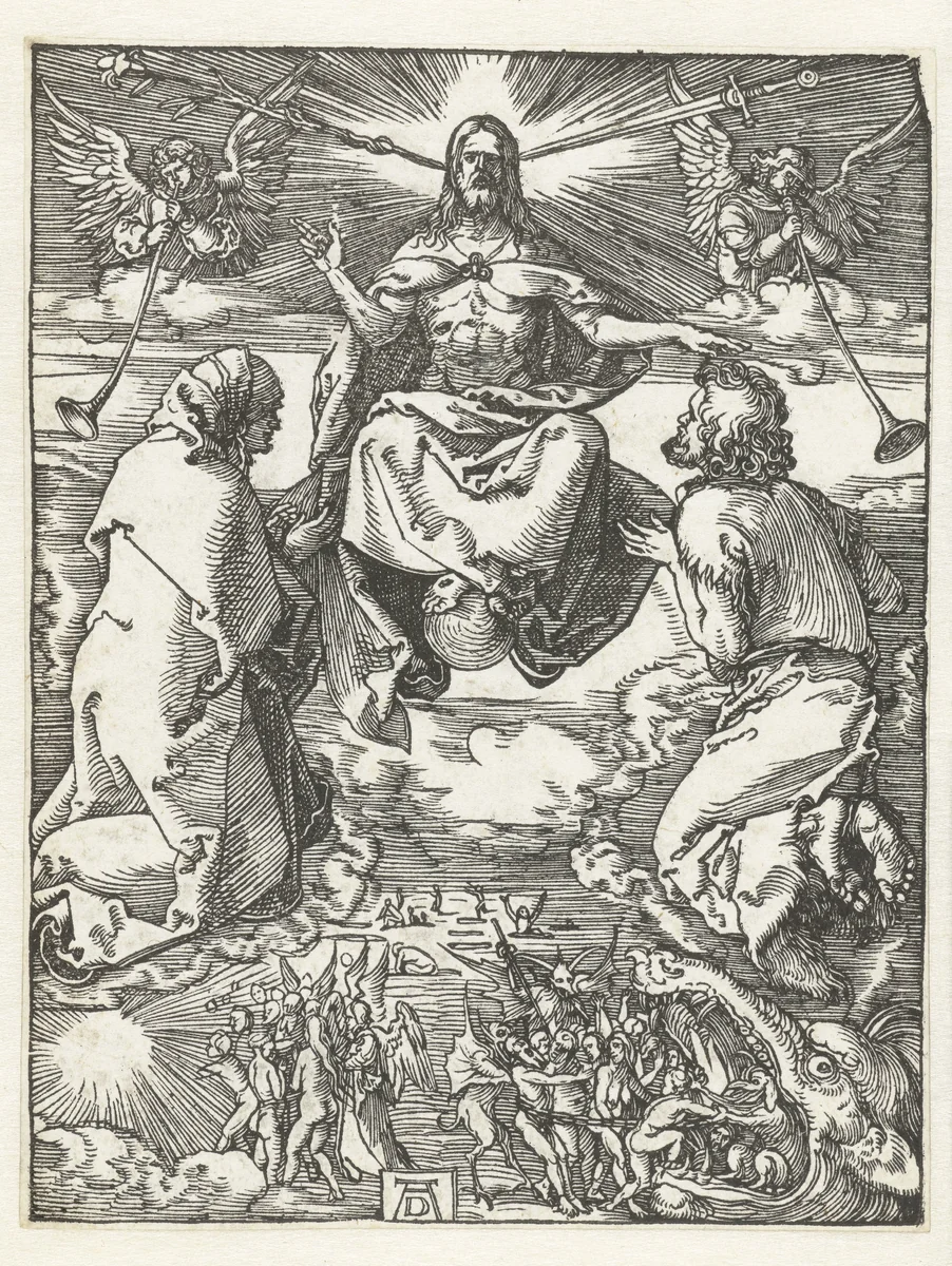 Laatste Oordeel by Unknown, print, 1510