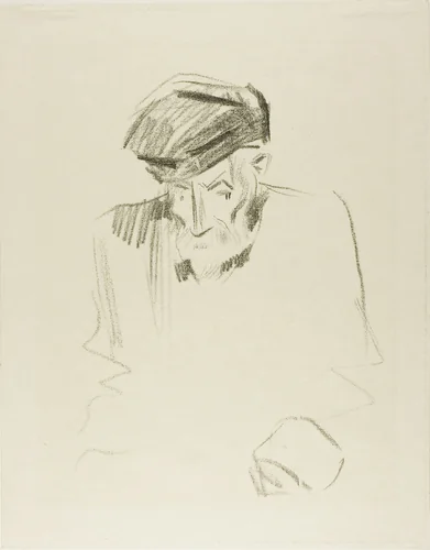 Portrait of Renoir, Second Plate by Jean-Louis Forain, print, 1905