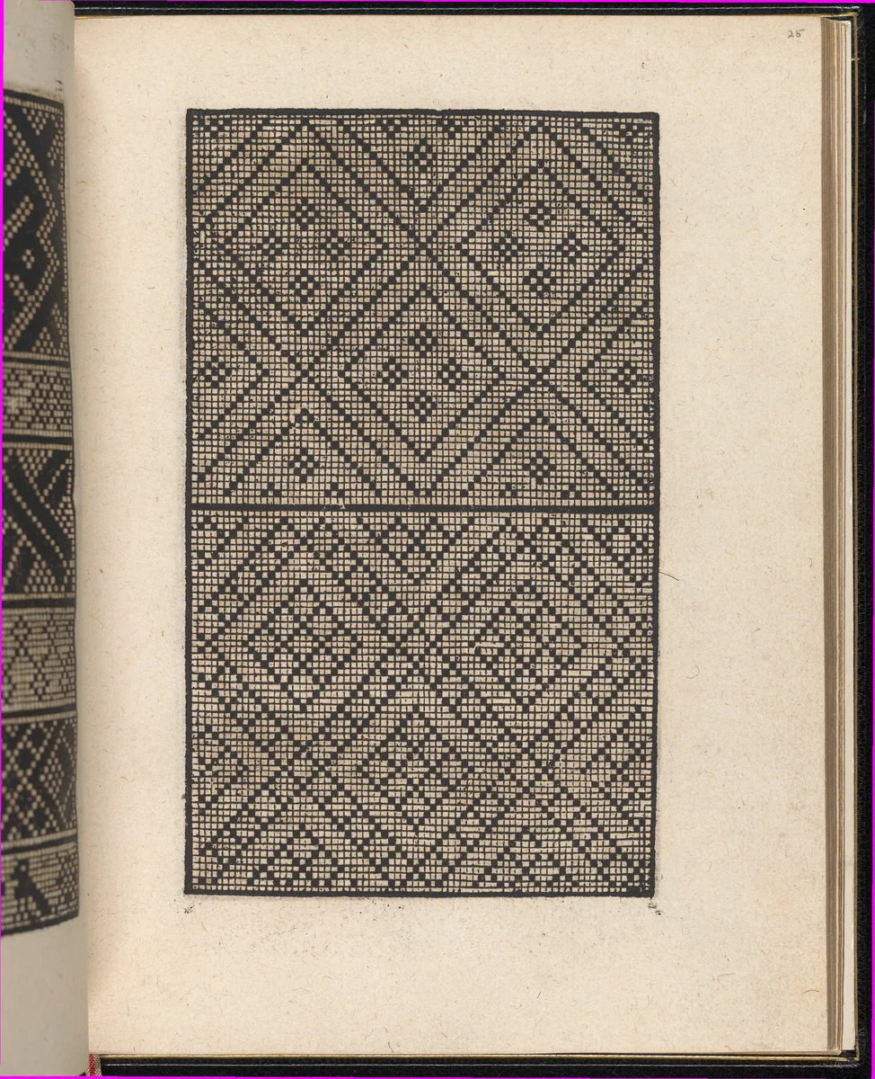 Page from Ein new kunstlich Modelbuch...(Page 25r) by Peter Quentel, book, 1544