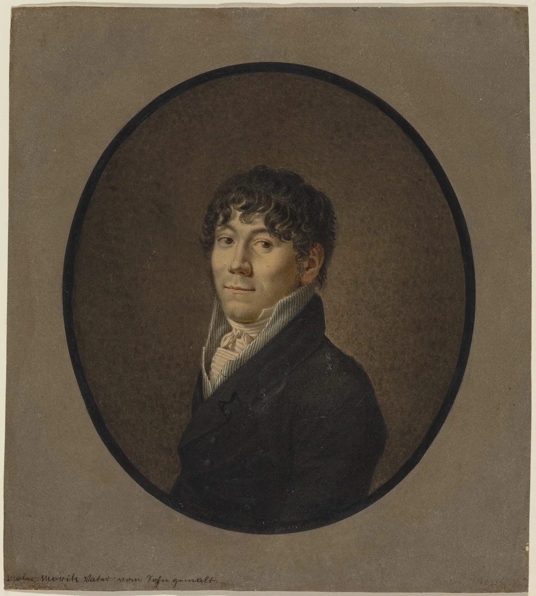 Portrait of the Artist's Father by Friedrich Wilhelm Moritz, drawing, 1783-1855