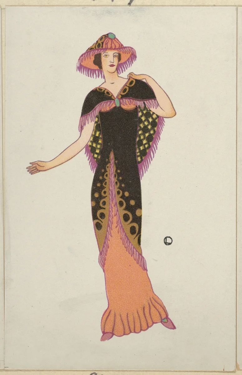 Fashion (Mode) by Otto Lendecke, print, 1912