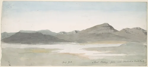 Craig Goch, Moel Hebog, North Wales by Cornelius Varley, drawing, 1797-1807