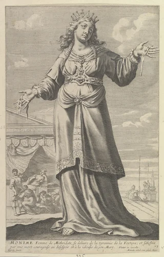 Monime by Gilles Rousselet, print, 1647