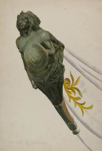 Figurehead by John W. Kelleher, index of american design, 1935-1942