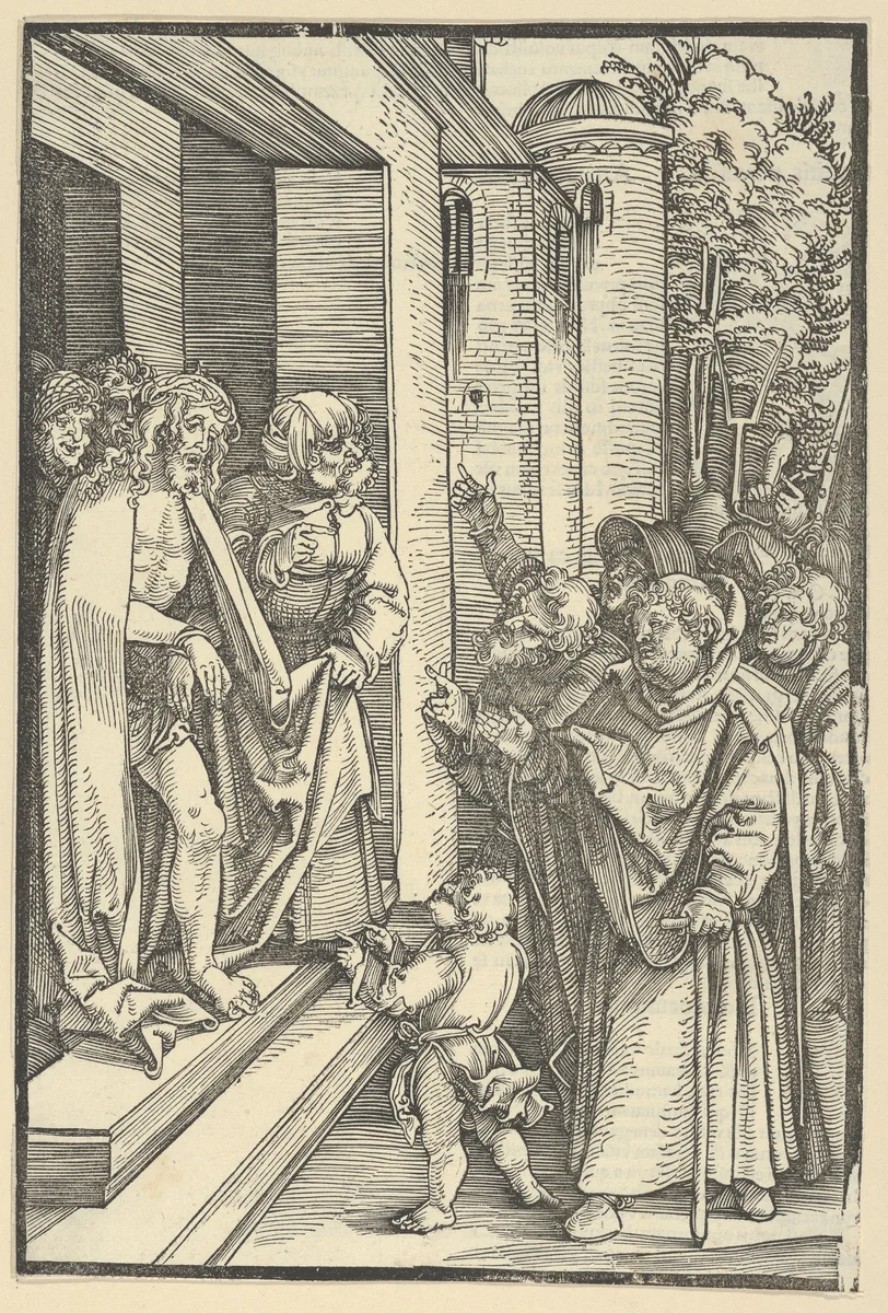 Ecce Homo, from Speculum passionis domini nostri Ihesu Christi by Hans Schäufelein, print, 1507