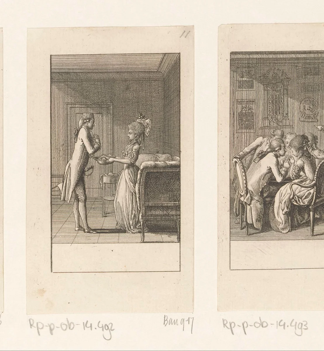 Dwaasheid van de liefde by Daniel Nikolaus Chodowiecki, print, 1782