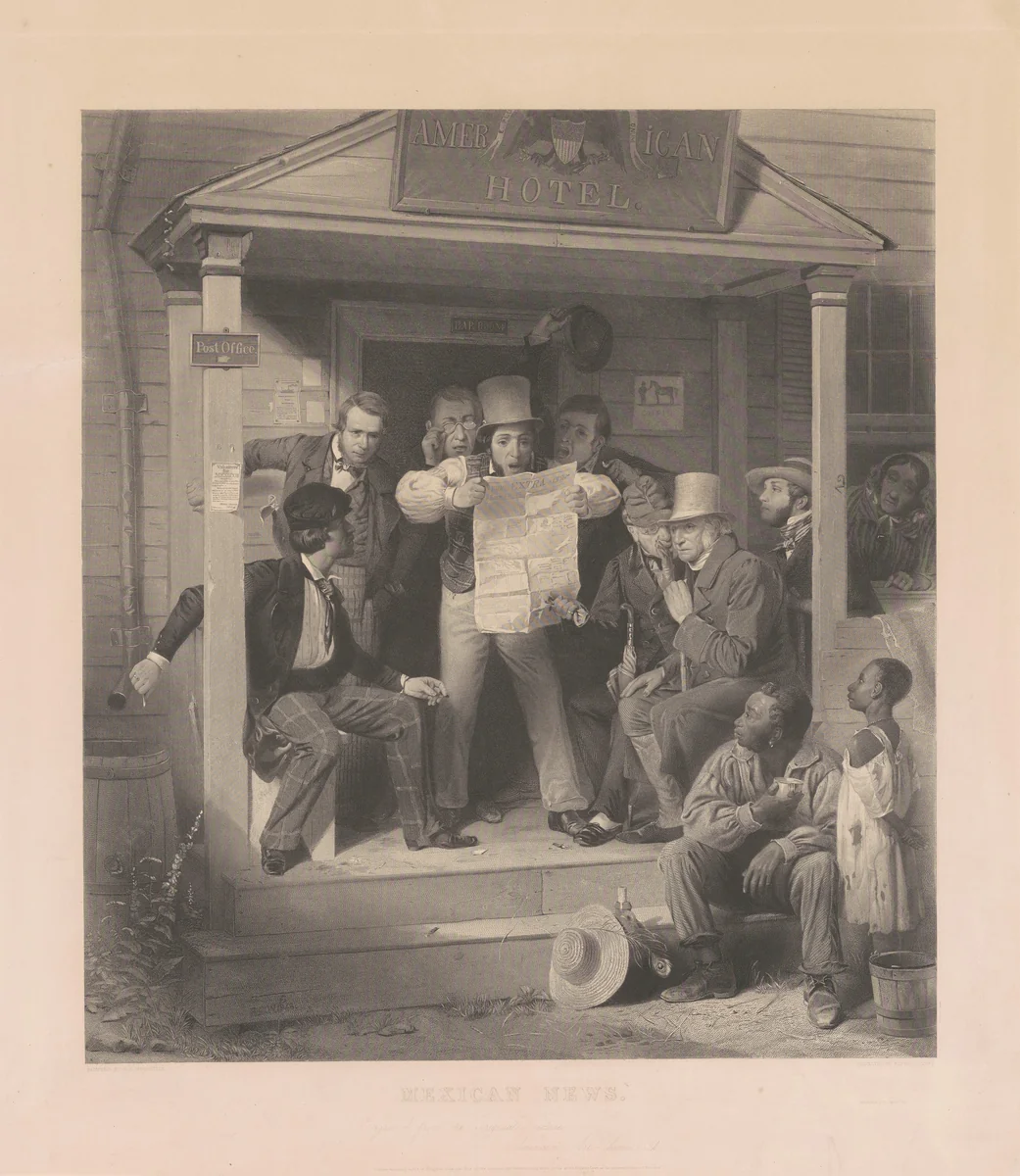Mexican News by Alfred Jones, print, 1851