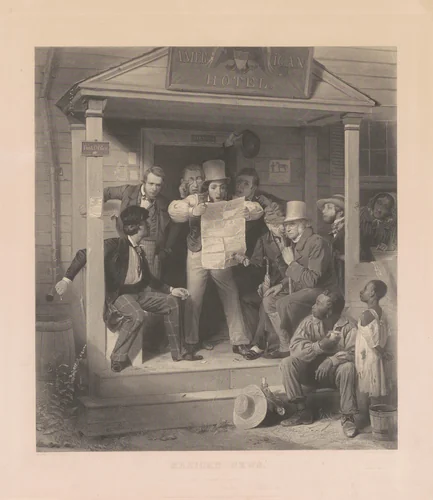 Mexican News by Alfred Jones, print, 1851