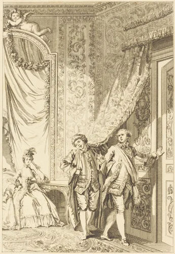 Le magnifique by Jean-Baptiste Tilliard; Jean Honoré Fragonard, print, 1740-1813