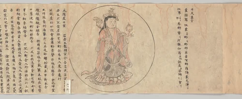 Iconographic Drawings of the Secrets of the Nine Luminaries by Sōkan, painting, 794-1185