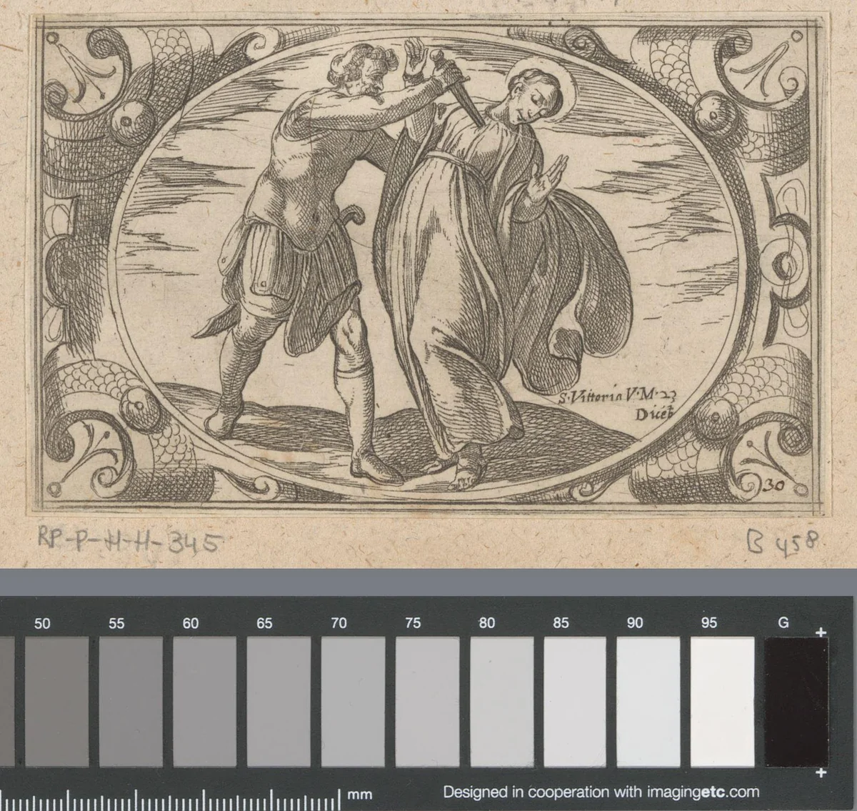 H. Victoria by Antonio Tempesta, print, 1565-1630