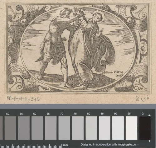 H. Victoria by Antonio Tempesta, print, 1565-1630