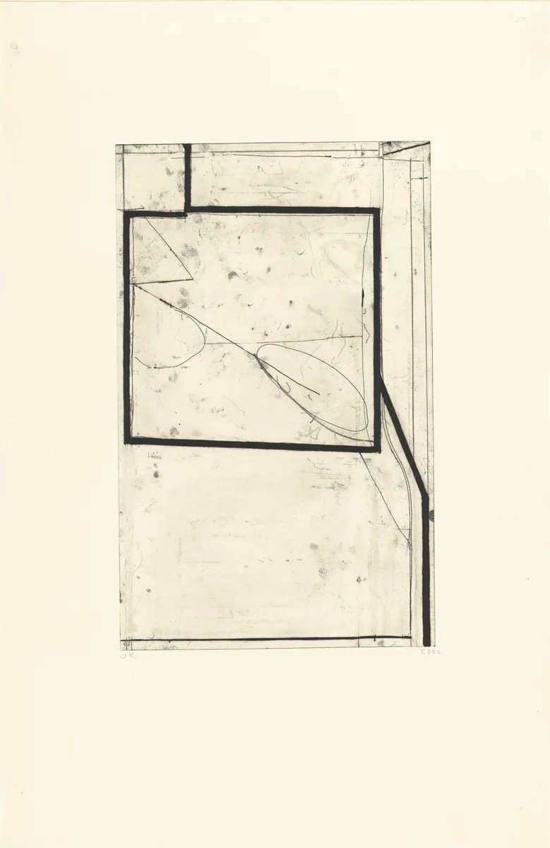 Two Way by Richard Diebenkorn, print, 1982