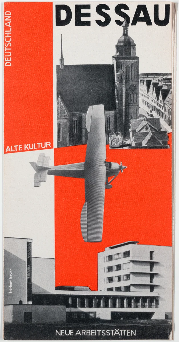 Dessau, Deutschland, alte Kultur, neue Arbeitsstätten by Herbert Bayer, design, 1926