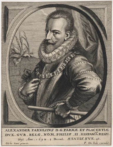 Alexander Farnese, Duke of Parma by Pieter de Jode II; Otto van Veen, print, 1638-1644