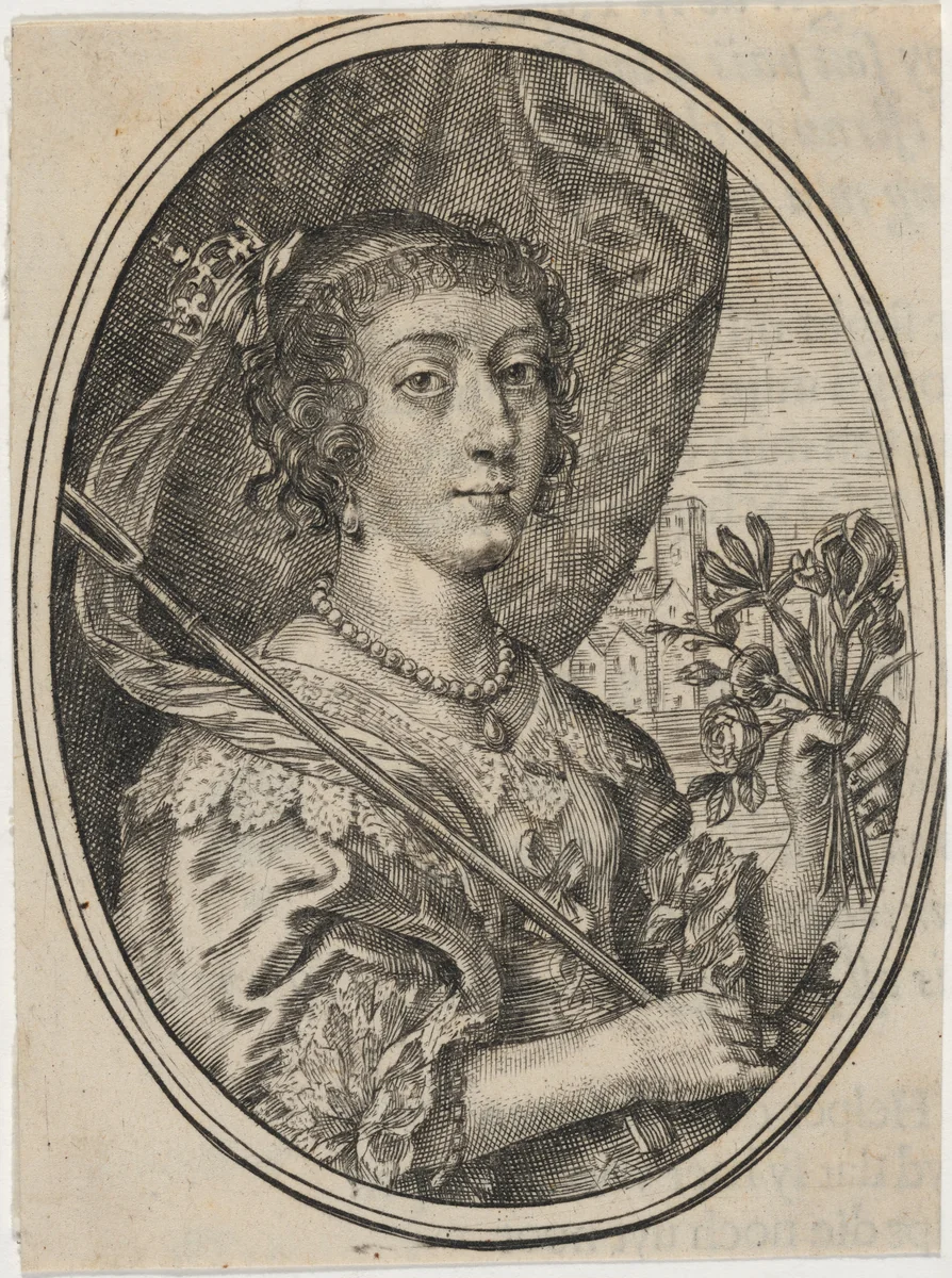 Henrietta Maria (?) by Unknown 19th Century, print, 1800-1899