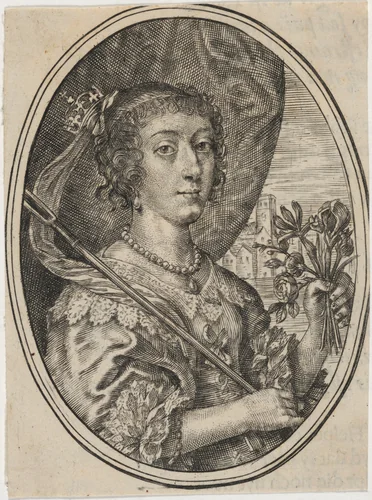 Henrietta Maria (?) by Unknown 19th Century, print, 1800-1899