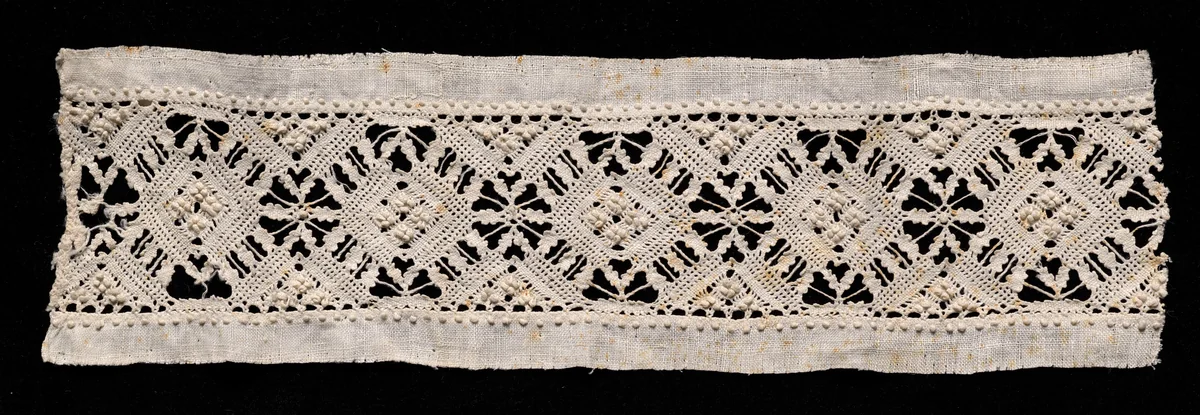 Bobbin Lace Insertion by Unknown, textile, 1540-1560