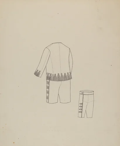 Boy's Suit by Nancy Crimi, index of american design, 1935-1942