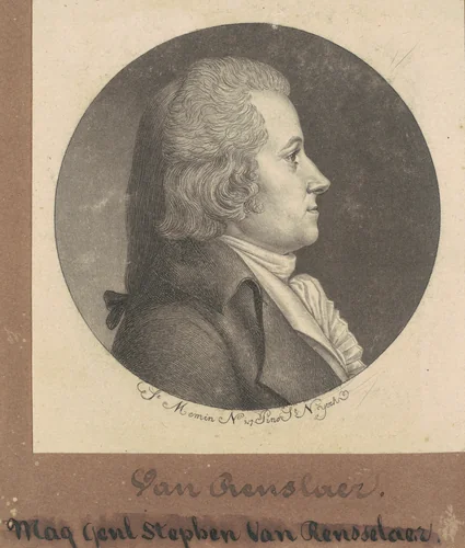 Stephen Van Rensselaer by Charles B. J. Févret de Saint-Mémin, print, 1797