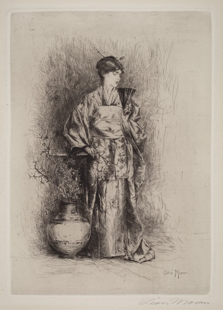 Japanese Fantasy by Leon Moran, print, 1884